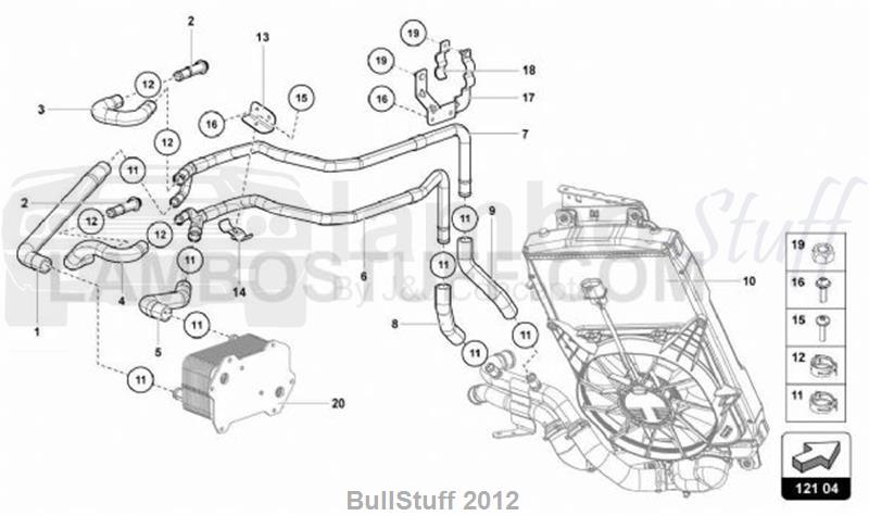2017 Lamborghini AVENTADOR LP700-4 COUPE ARABIA COOLING SYSTEM (121.04.00)